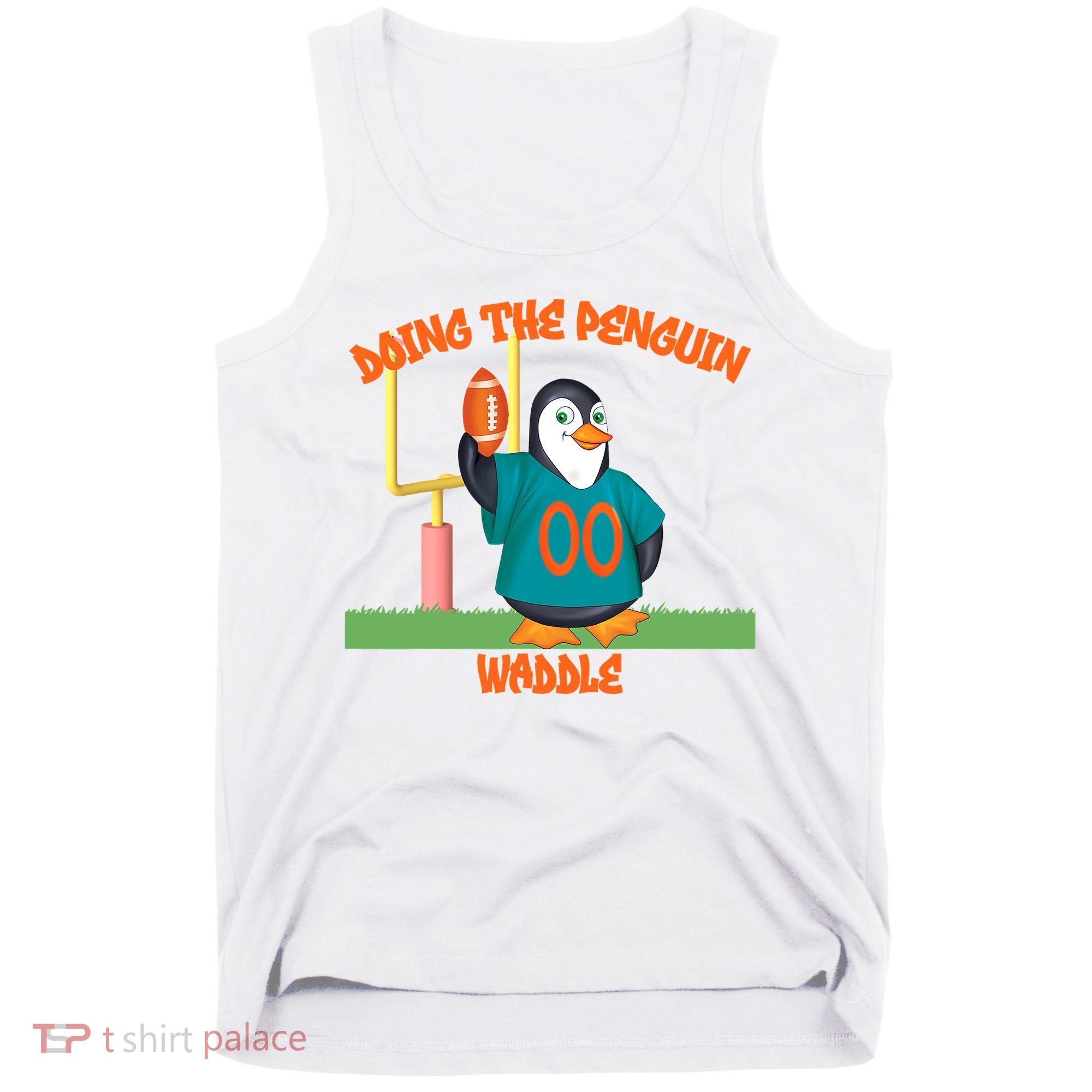 Doing The Penguin Waddle Football Touchdown Celebration Tank Top