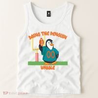 Doing The Penguin Waddle Football Touchdown Celebration Tank Top thumb 2