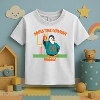 Doing The Penguin Waddle Football Touchdown Celebration Toddler T-Shirt thumb 3