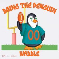 Doing The Penguin Waddle Football Touchdown Celebration Visor thumb 3