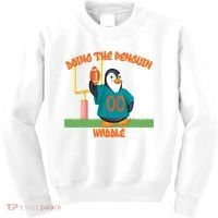 Doing The Penguin Waddle Football Touchdown Celebration Kids Sweatshirt thumb 0