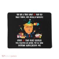 Donald Trump President Funny 60th Birthday Trump Birthday  Mousepad thumb 0