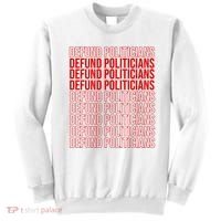 Defund The Politicians Grocery Bag Spoof Sweatshirt thumb 0