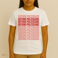 Defund The Politicians Grocery Bag Spoof T-Shirt thumb 4