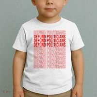 Defund The Politicians Grocery Bag Spoof Toddler T-Shirt thumb 2