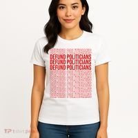 Defund The Politicians Grocery Bag Spoof Women's T-Shirt thumb 4