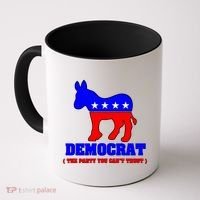 Democrat The Party You Can't Trust Coffee Mug thumb 0
