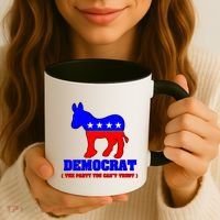 Democrat The Party You Can't Trust Coffee Mug thumb 3