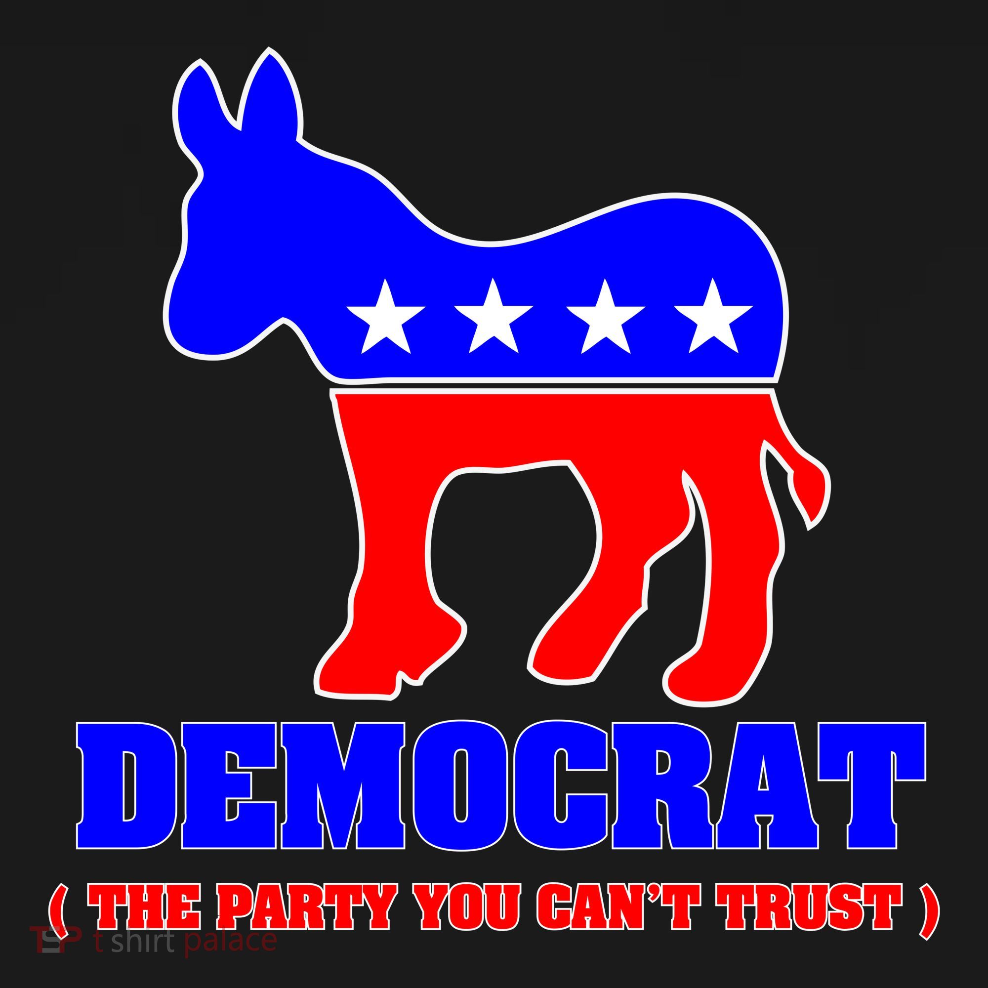 Democrat The Party You Can't Trust Women's Hoodie