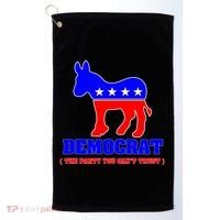 Democrat The Party You Can't Trust Golf Towel thumb 0
