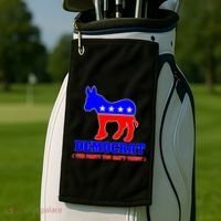 Democrat The Party You Can't Trust Golf Towel thumb 2