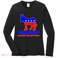 Democrat The Party You Can't Trust Women's Long Sleeve Shirt thumb 0