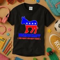 Democrat The Party You Can't Trust Kids T-Shirt thumb 3