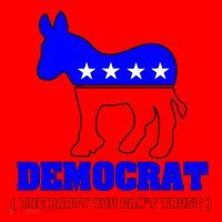 Democrat The Party You Can't Trust Santa Hat thumb 1