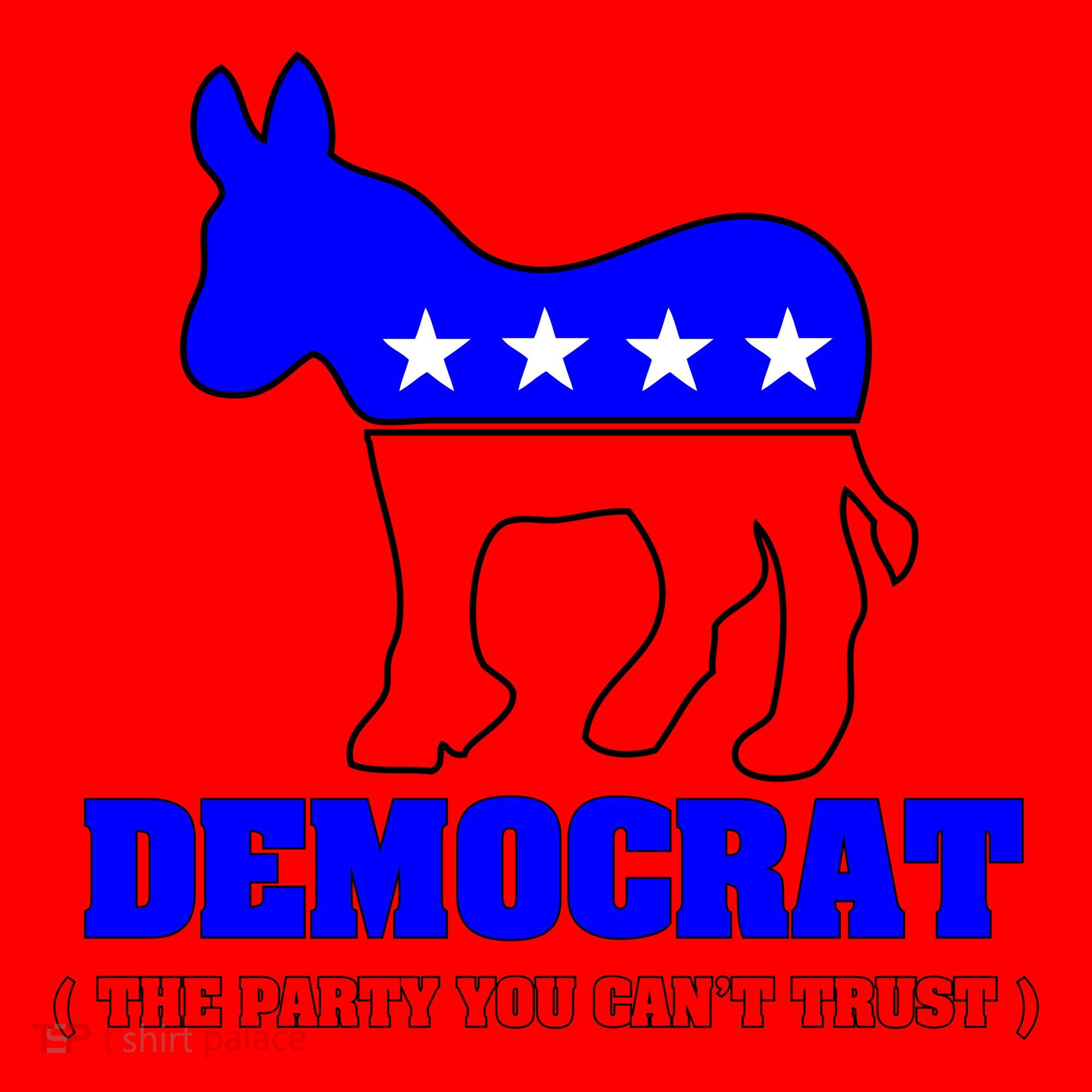Democrat The Party You Can't Trust Santa Hat