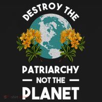 Destroy The Patriarchy Not The Planet Women's T-Shirt thumb 6