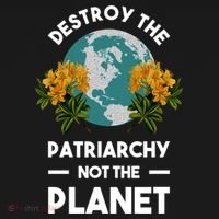 Destroy The Patriarchy Not The Planet Tote Bag thumb 4