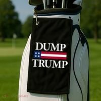 Dump Trump Political Golf Towel thumb 2