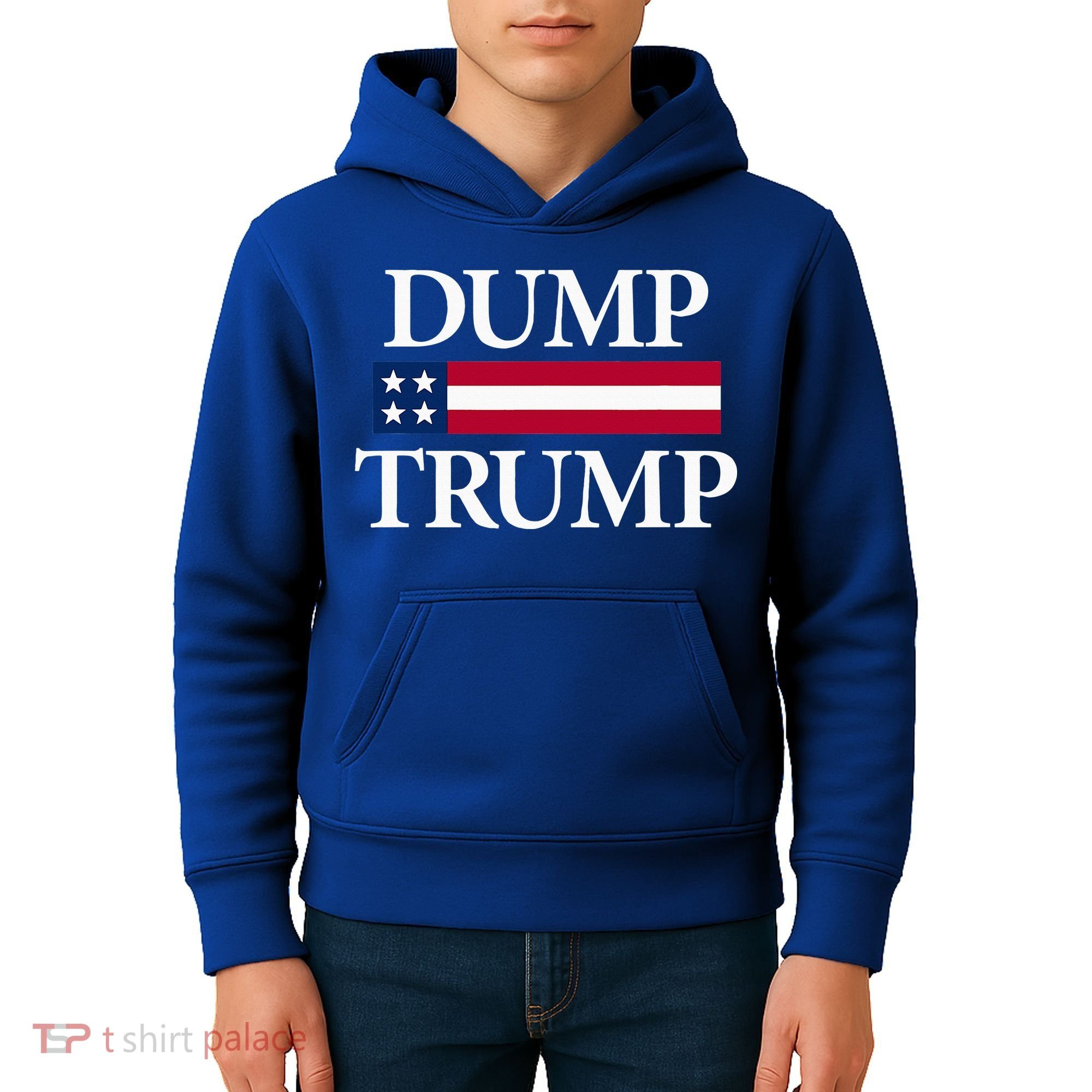 Dump Trump Political Kids Hoodie