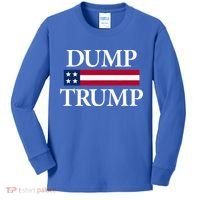 Dump Trump Political Kids Long Sleeve Shirt thumb 0