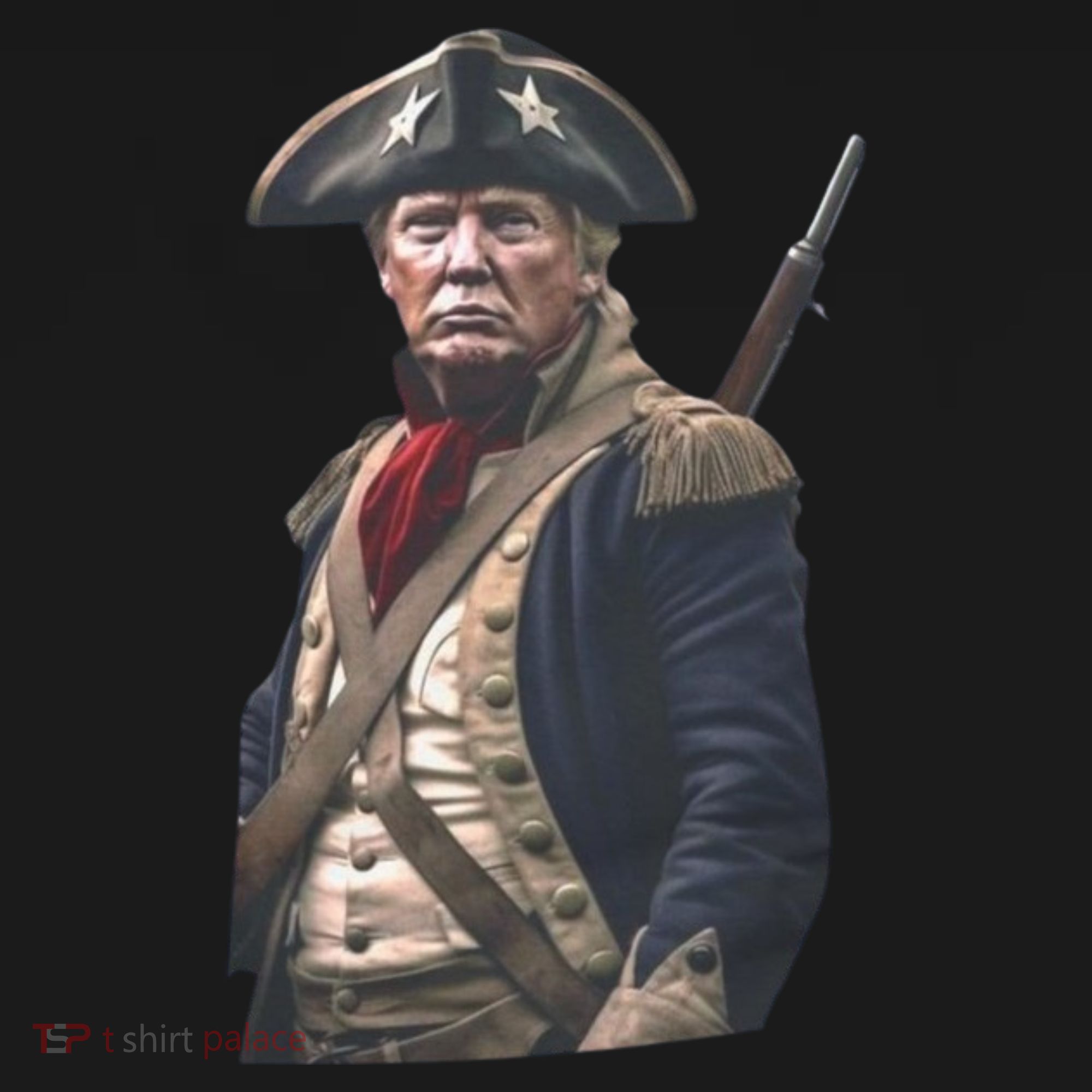 Donald Trump Patriot USA-Made Doggie Bandana