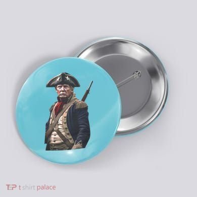 Donald Trump Patriot Button