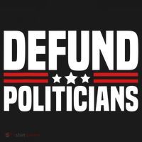 Defund The Politicians Patriotically Politics Libertarian Sweatshirt thumb 3