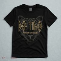 Def Tired Pour Some Coffee On Me Tiger Tired Coffee Vintage T-Shirt thumb 5