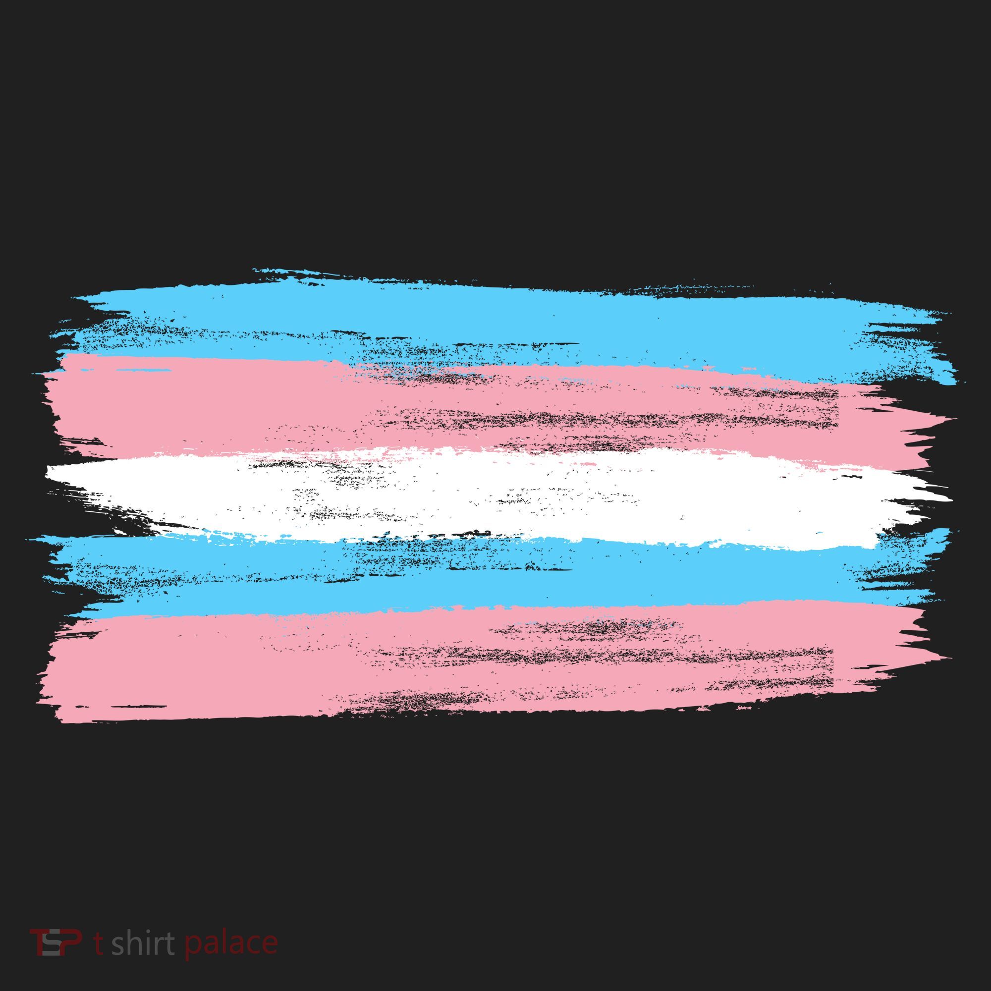Distressed Transgender Pride Flag Tumbler