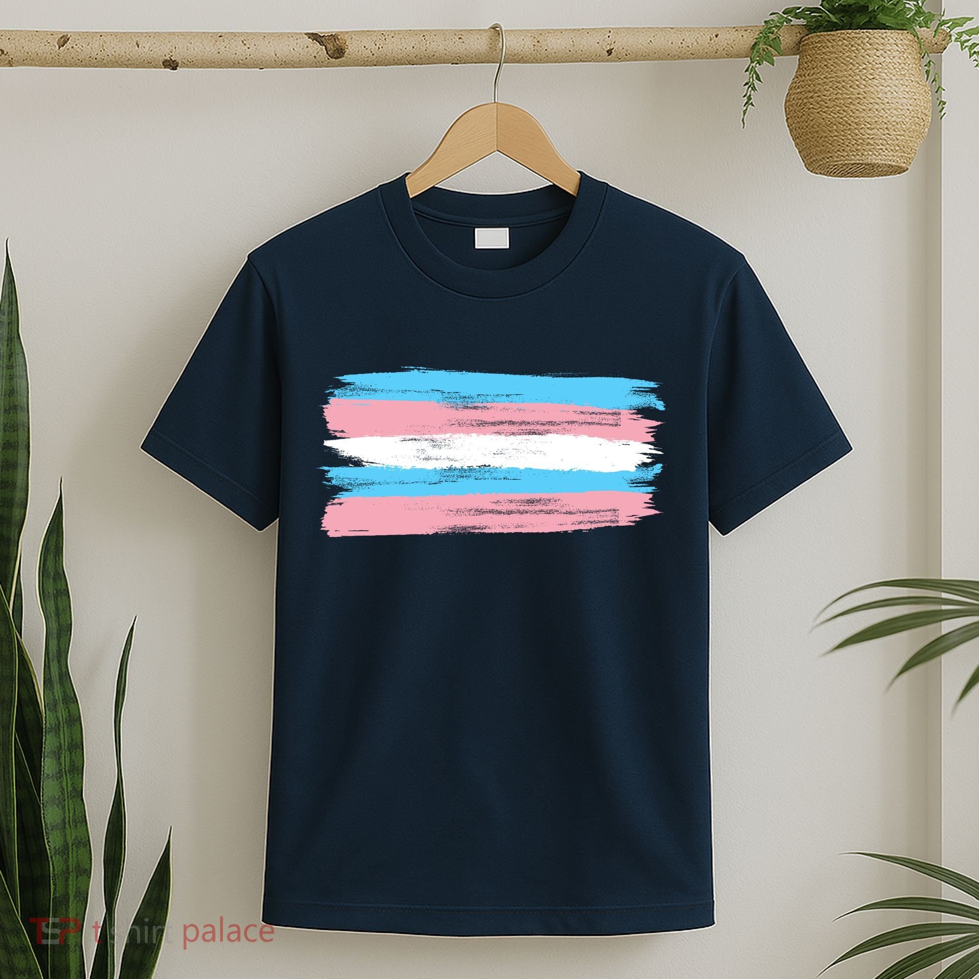 Distressed Transgender Pride Flag T-Shirt