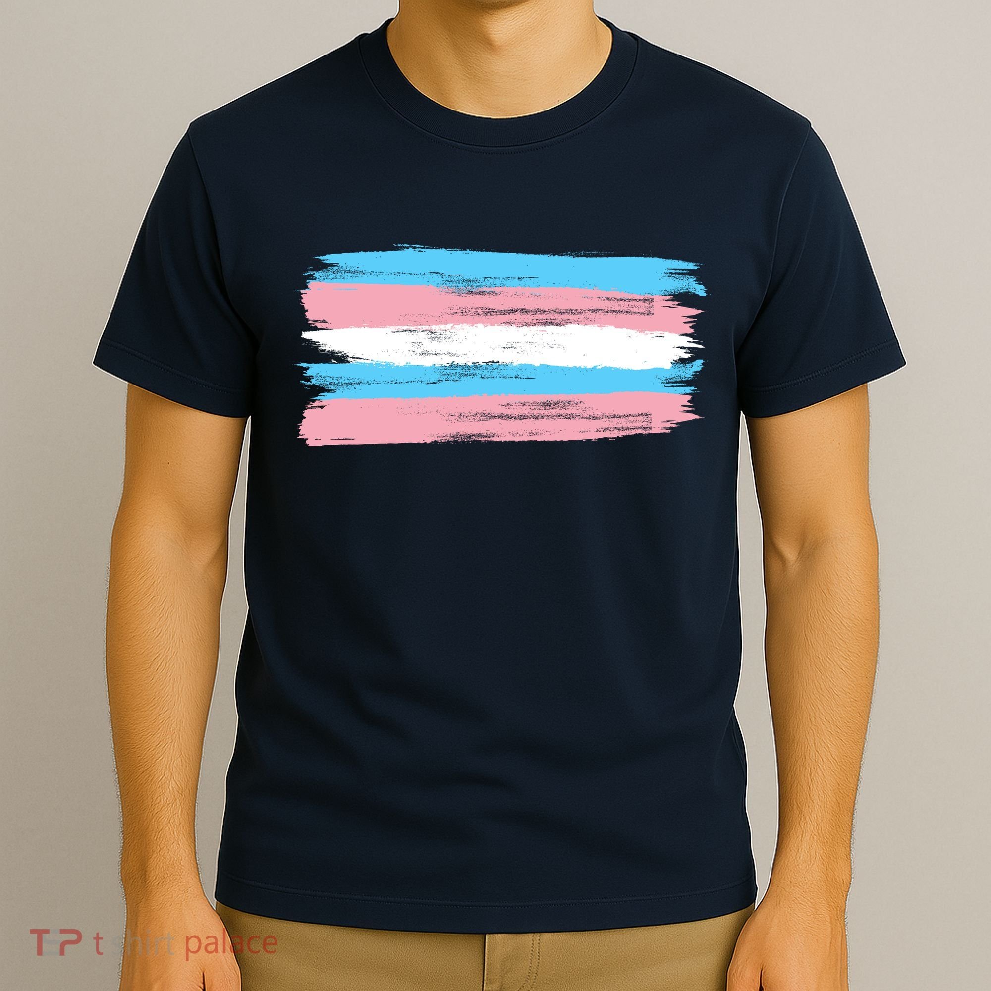 Distressed Transgender Pride Flag T-Shirt
