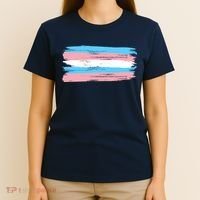 Distressed Transgender Pride Flag T-Shirt thumb 4