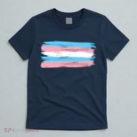 Distressed Transgender Pride Flag T-Shirt thumb 5