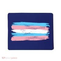 Distressed Transgender Pride Flag Mousepad thumb 0
