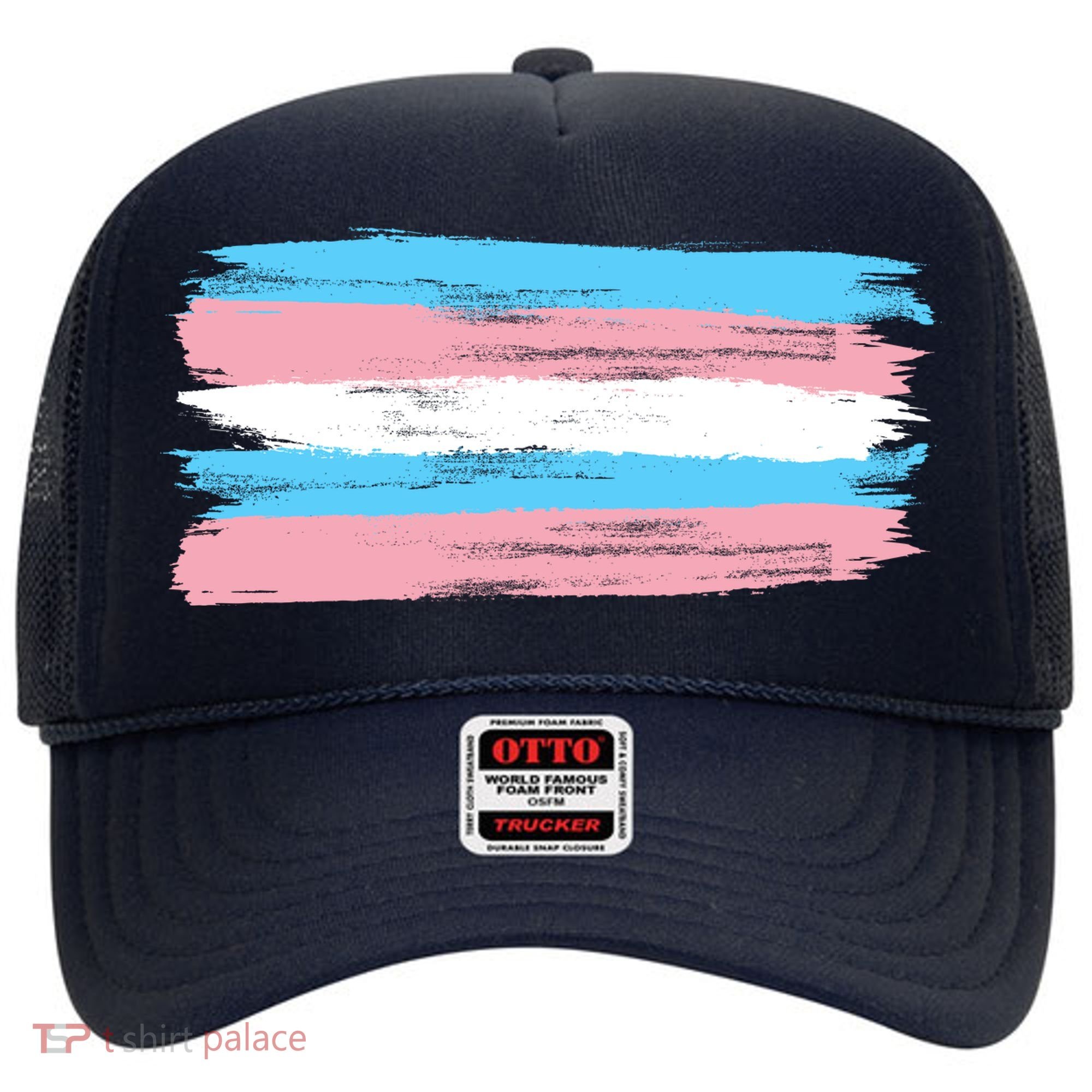 Distressed Transgender Pride Flag Hat