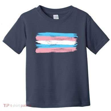 Distressed Transgender Pride Flag Toddler T-Shirt