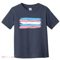 Distressed Transgender Pride Flag Toddler T-Shirt thumb 0