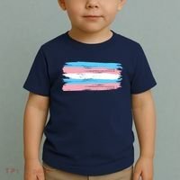 Distressed Transgender Pride Flag Toddler T-Shirt thumb 2