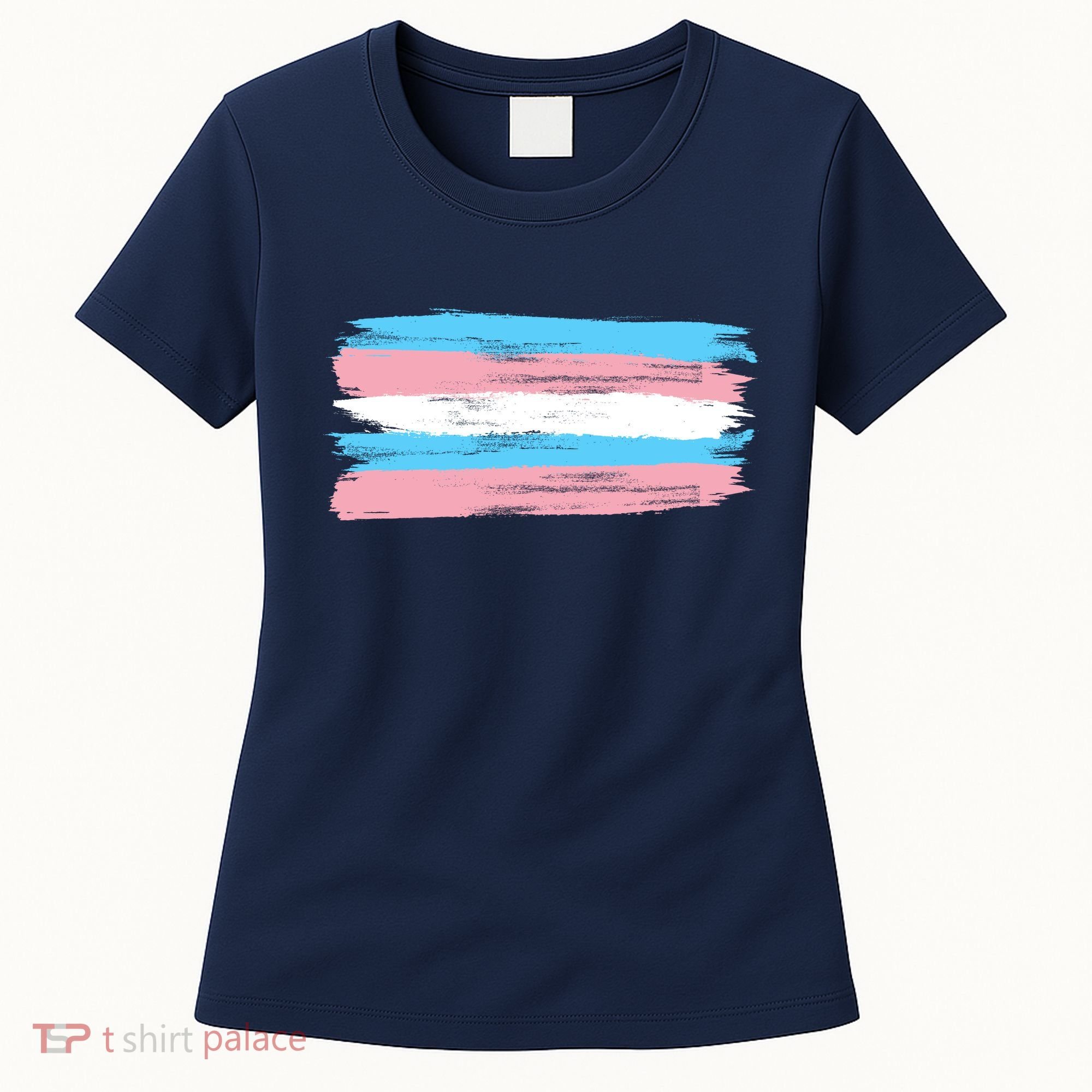Distressed Transgender Pride Flag Women's T-Shirt