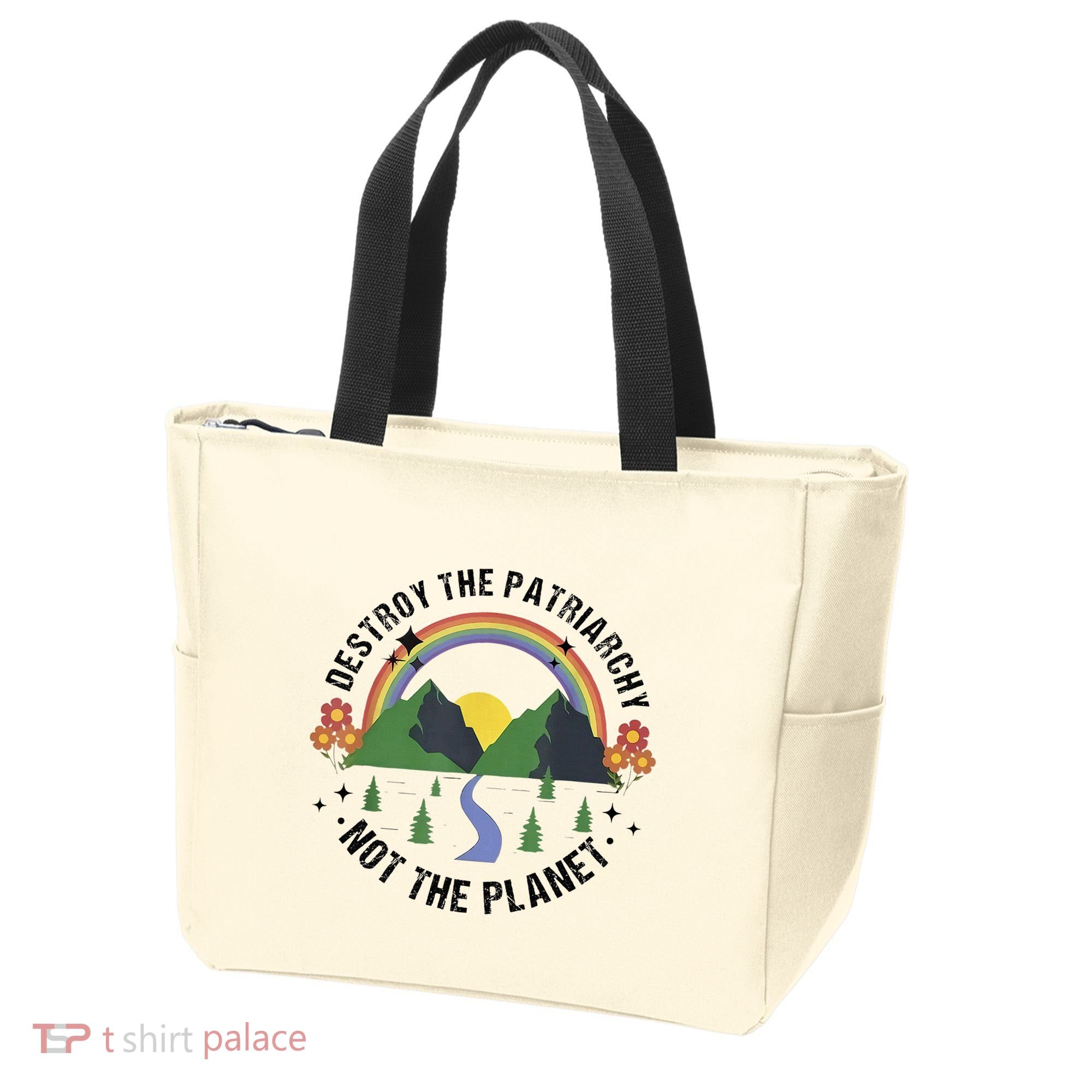 Destroy The Patriarchy Not The Planet Smash Patriarchy Tote Bag