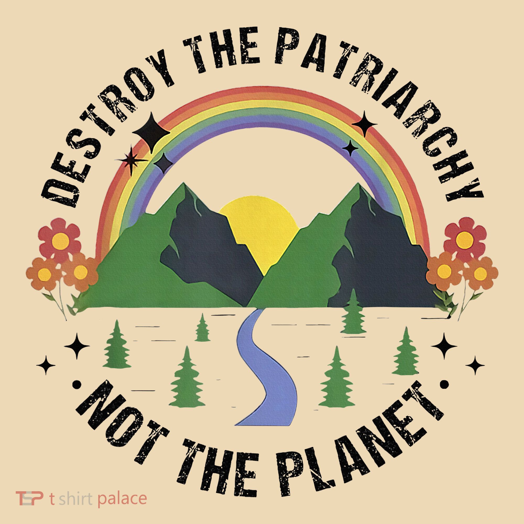 Destroy The Patriarchy Not The Planet Smash Patriarchy Tote Bag
