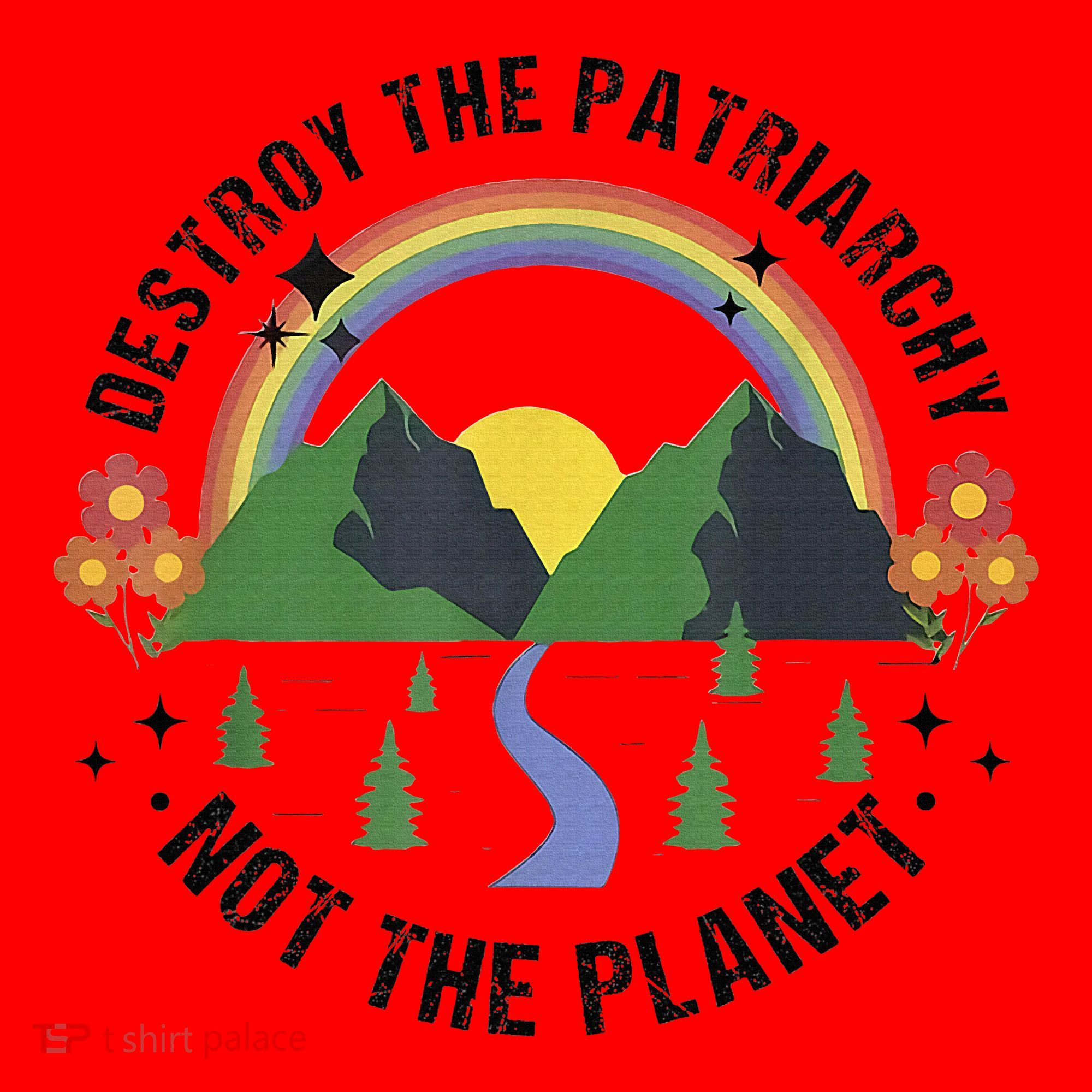 Destroy The Patriarchy Not The Planet Smash Patriarchy Santa Hat