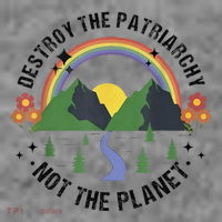 Destroy The Patriarchy Not The Planet Smash Patriarchy Toddler Hoodie thumb 2