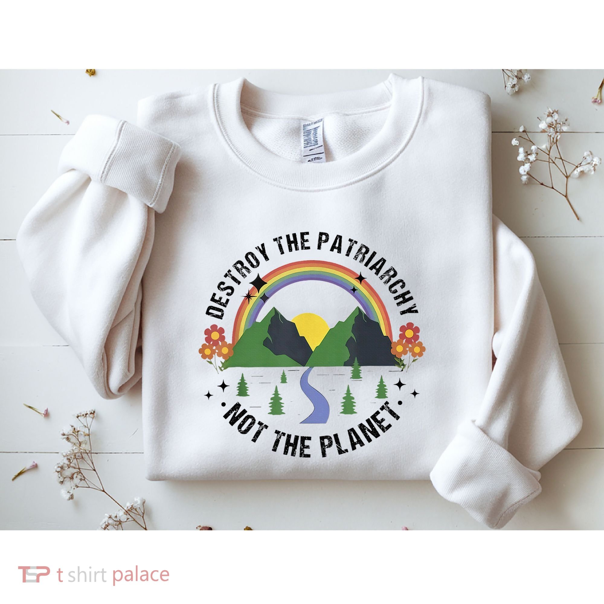 Destroy The Patriarchy Not The Planet Smash Patriarchy Sweatshirt