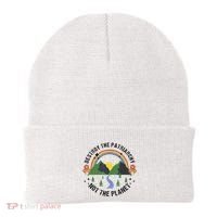 Destroy The Patriarchy Not The Planet Smash Patriarchy Beanie thumb 0