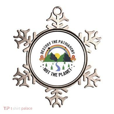 Destroy The Patriarchy Not The Planet Smash Patriarchy Ornament