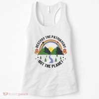 Destroy The Patriarchy Not The Planet Smash Patriarchy Women's Tank Top thumb 0