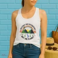 Destroy The Patriarchy Not The Planet Smash Patriarchy Women's Tank Top thumb 2