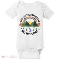 Destroy The Patriarchy Not The Planet Smash Patriarchy Baby Bodysuit thumb 0