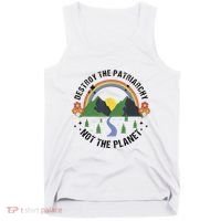 Destroy The Patriarchy Not The Planet Smash Patriarchy Tank Top thumb 0